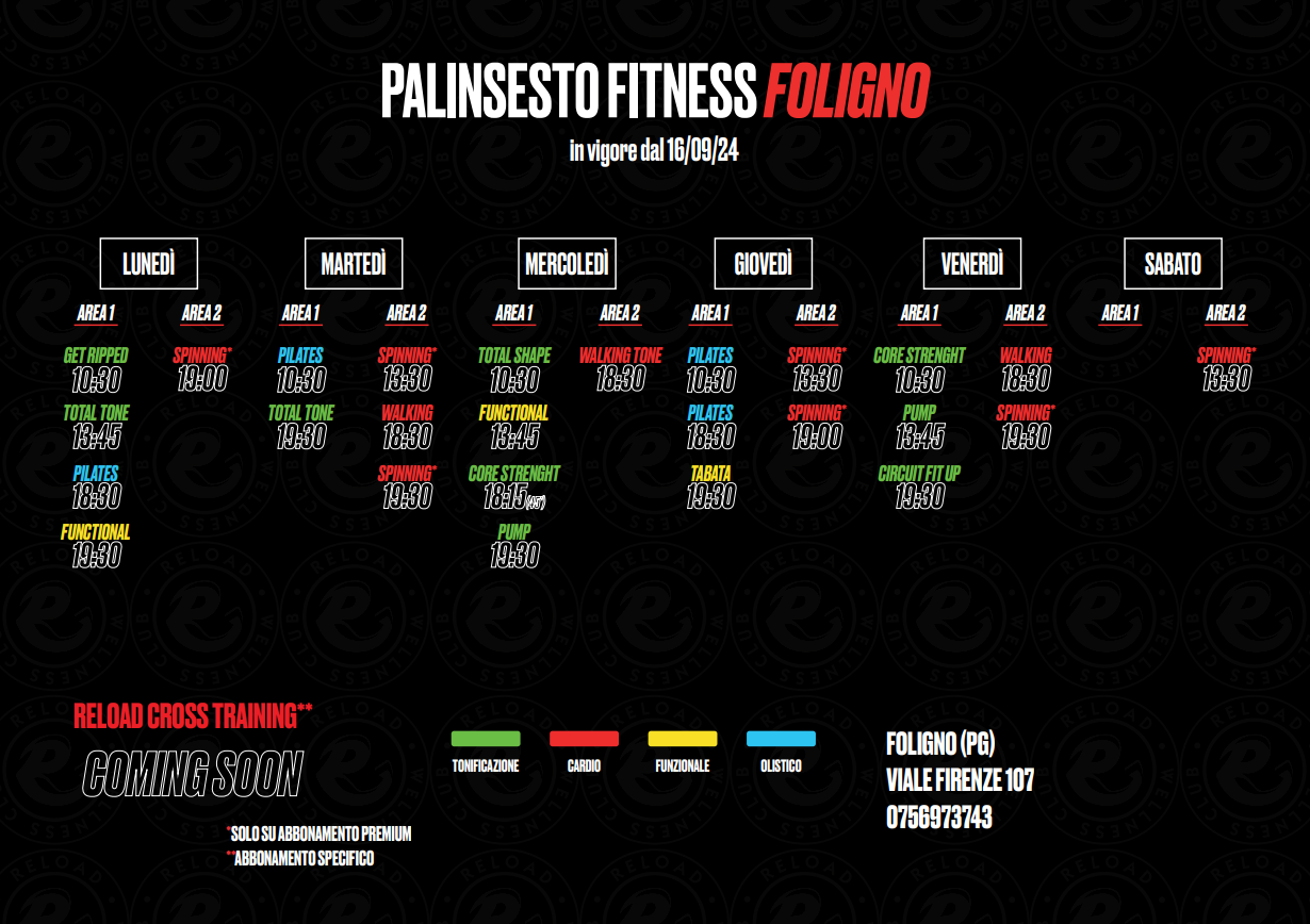 Calendario Corsi Foligno